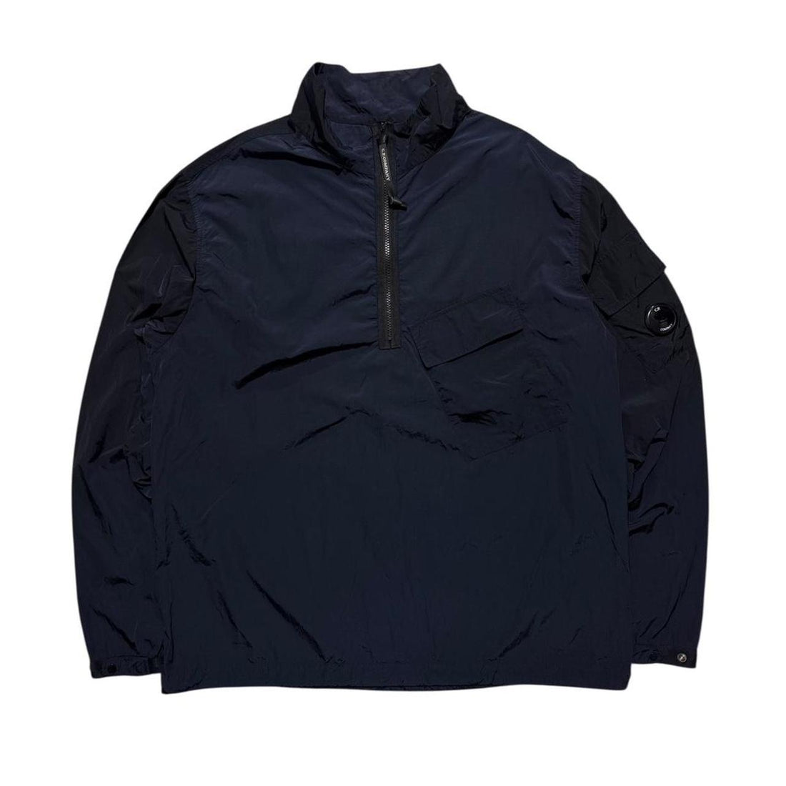 CP Company Navy Nylon Pullover Jacket
