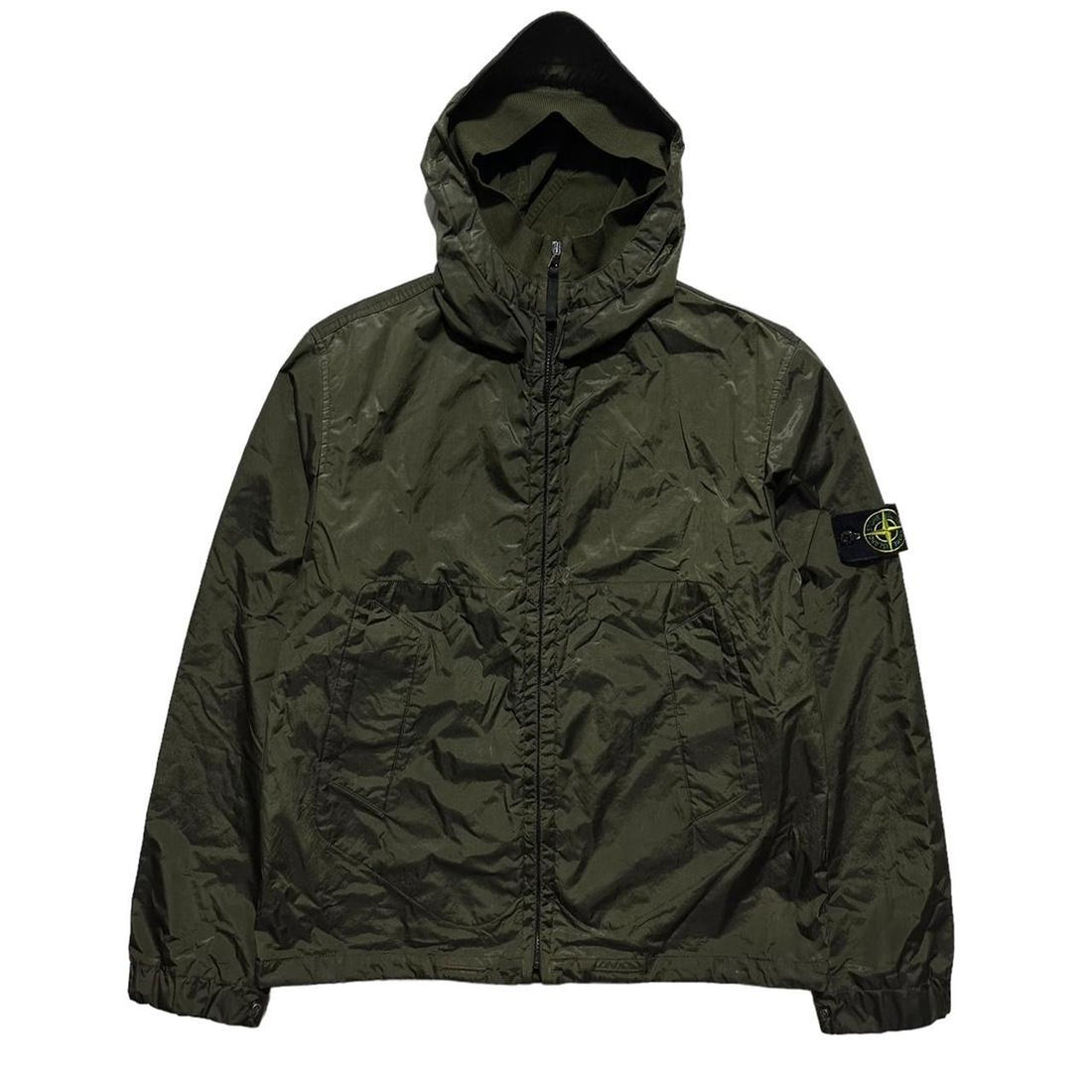 Stone Island Green Nylon Metal Jacket