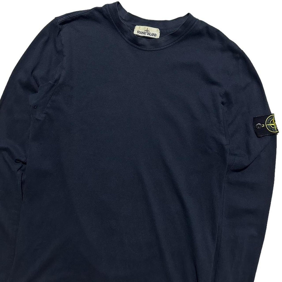 Stone Island Navy Long Sleeve Top