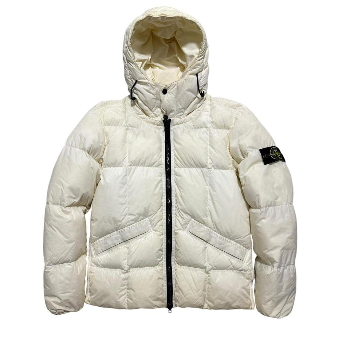 Stone Island Garment Dyed Crinkle Reps Down Jacket
