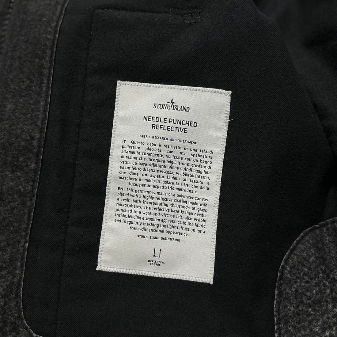 Stone Island Needle Punched Reflective Jacket