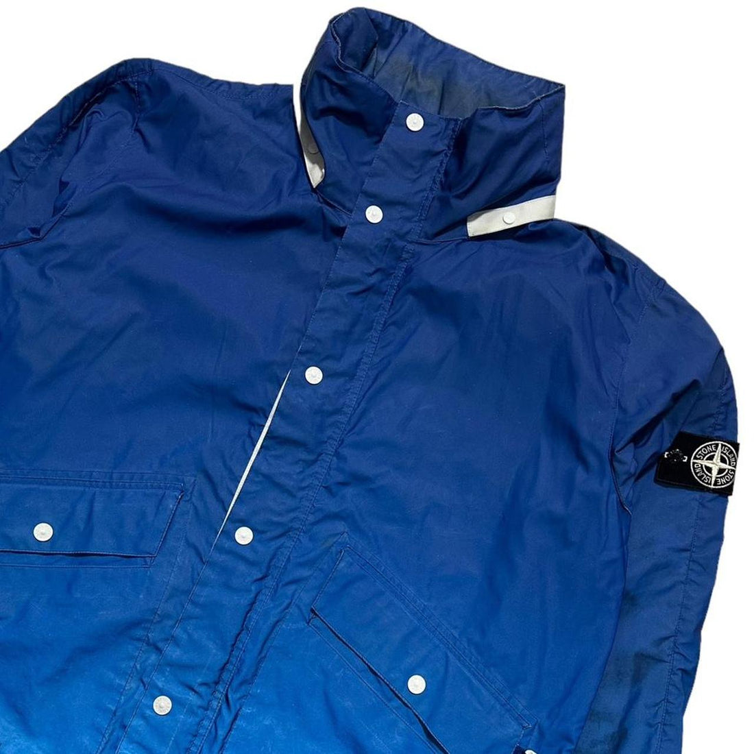 Stone Island Blue Reflective Jacket