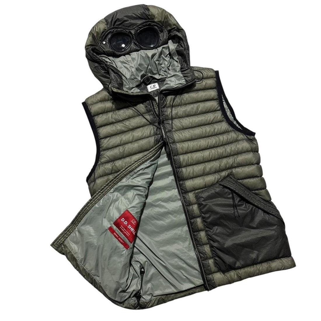 CP Company D.D. Shell Down Goggle Gilet