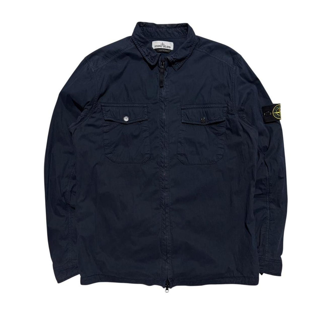 Stone Island Brushed Cotton Overshirt