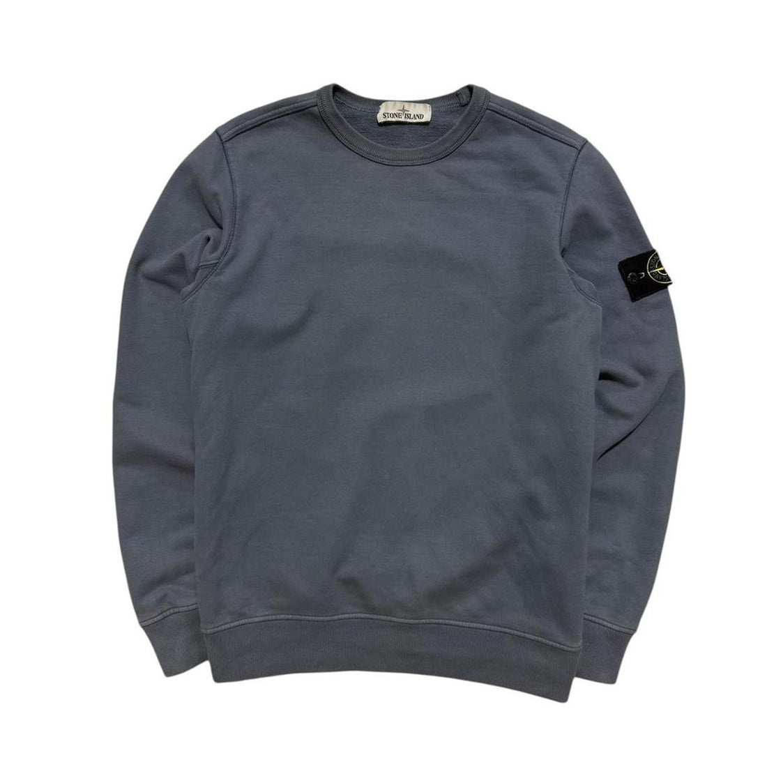 Stone Island Blue Pullover Crewneck