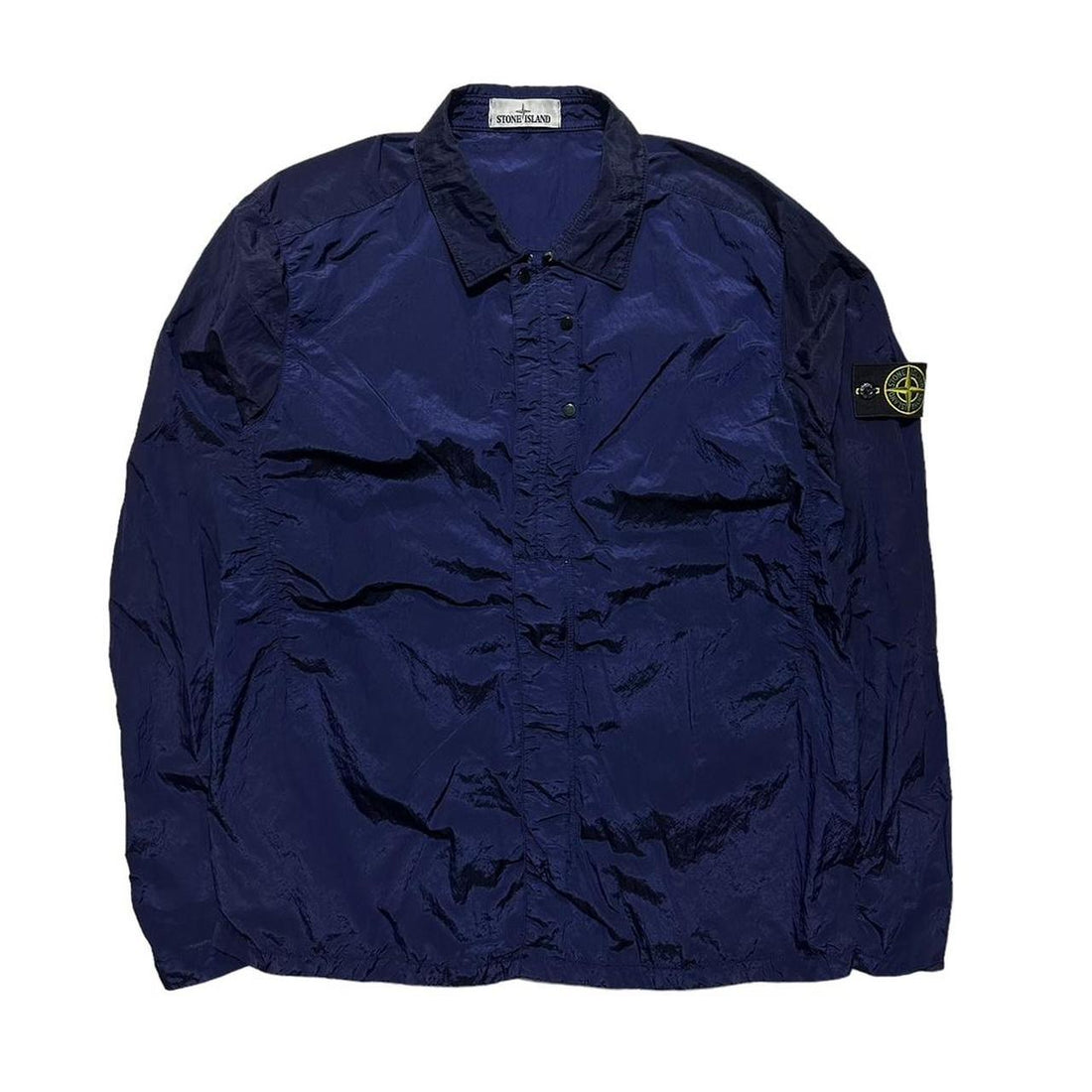 Stone Island Nylon Metal Blue Overshirt