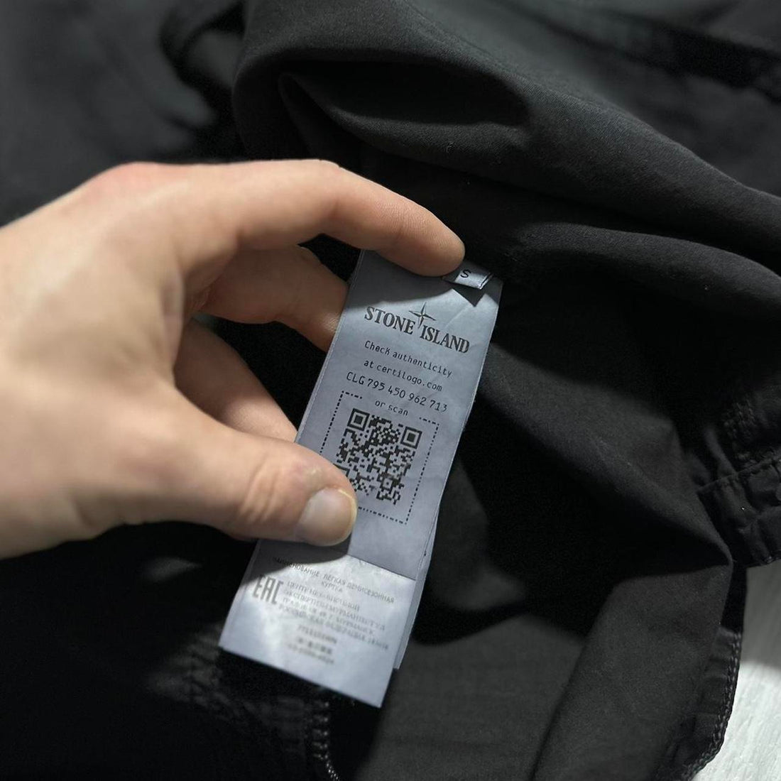 Stone Island Black Double Pocket Overshirt