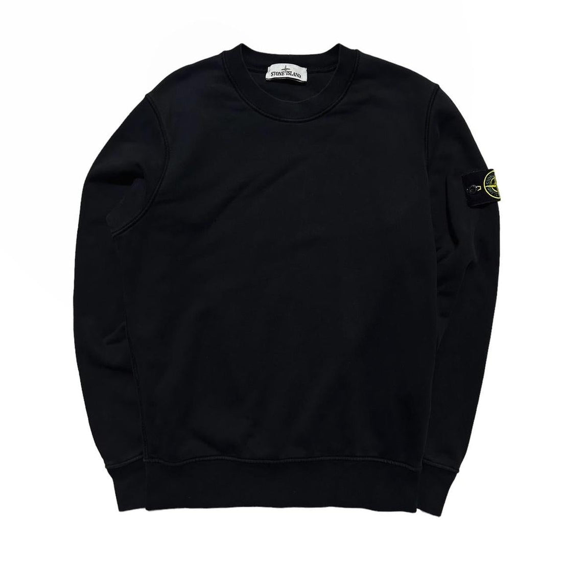 Stone Island Black Pullover Crewneck