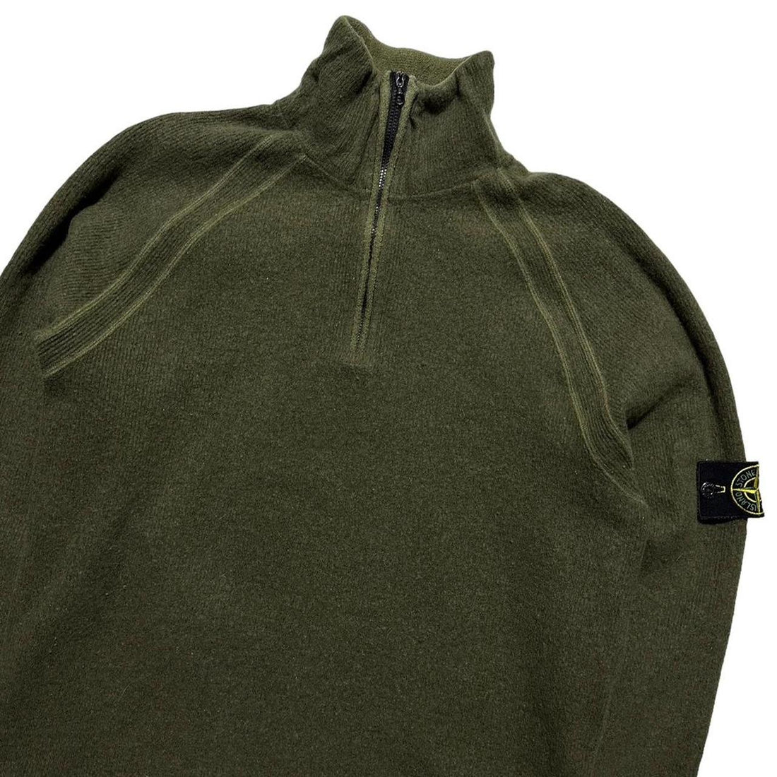 Stone Island Wool Quarter Zip