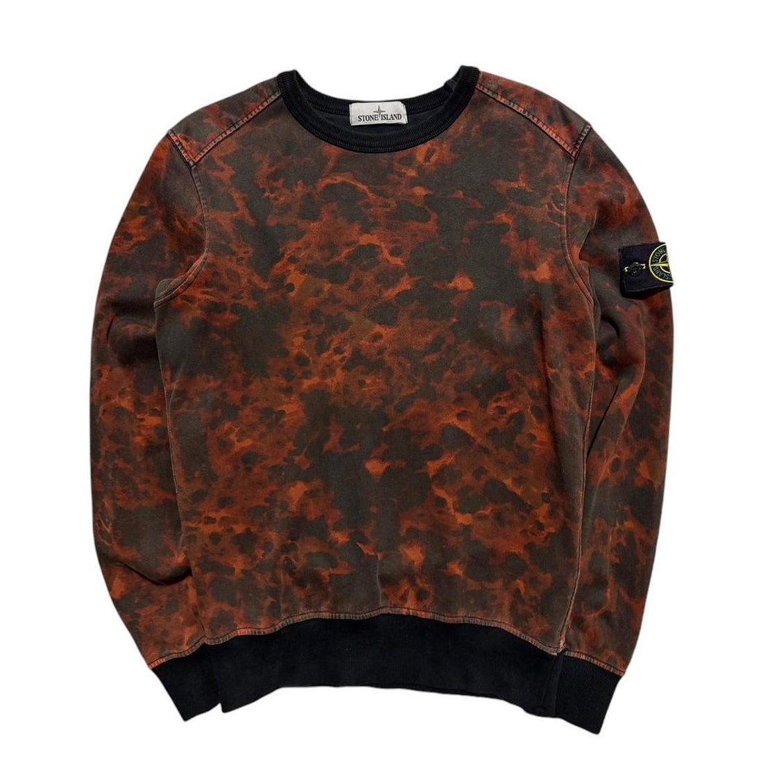 Stone Island Lava Camo Crewneck