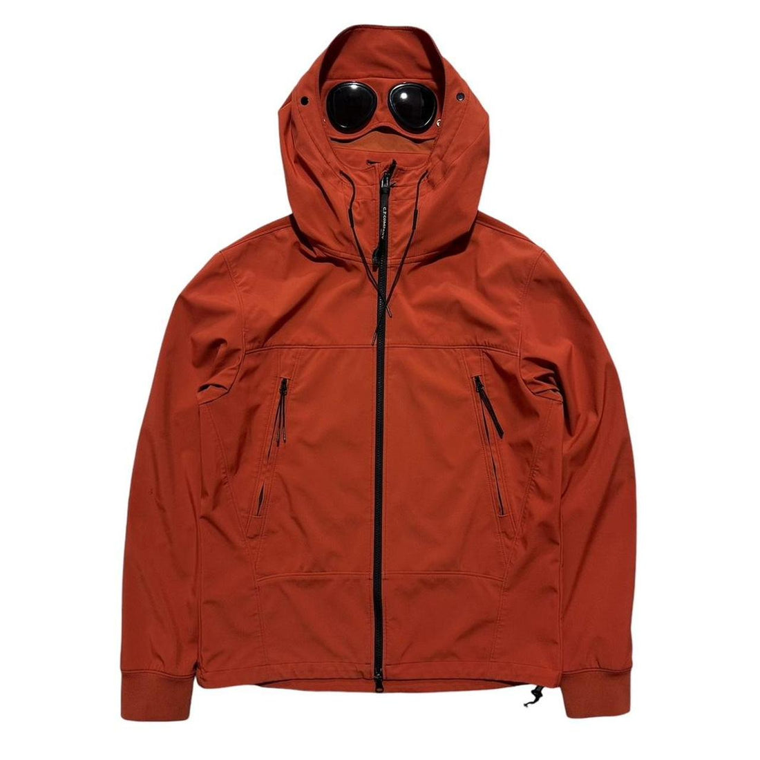 CP Company Orange Soft Shell Goggle Jacket