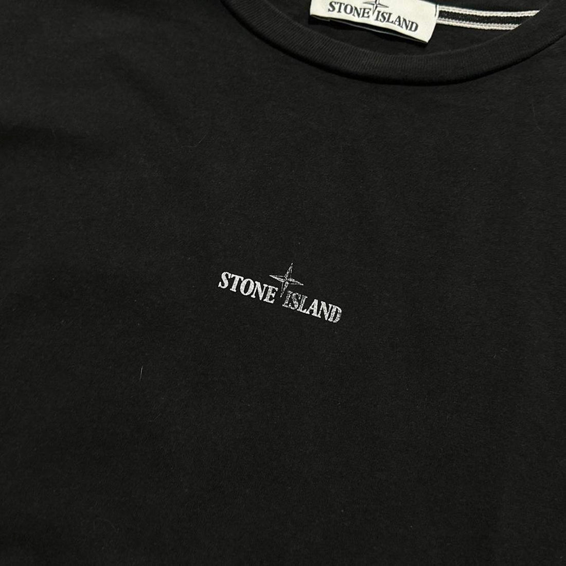 Stone Island Long Sleeve Black Top