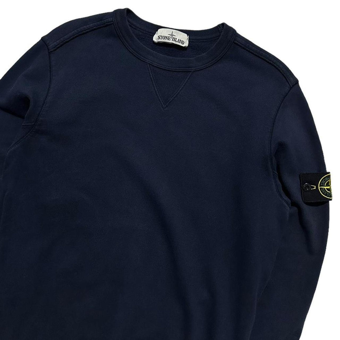 Stone Island Navy Pullover Crewneck