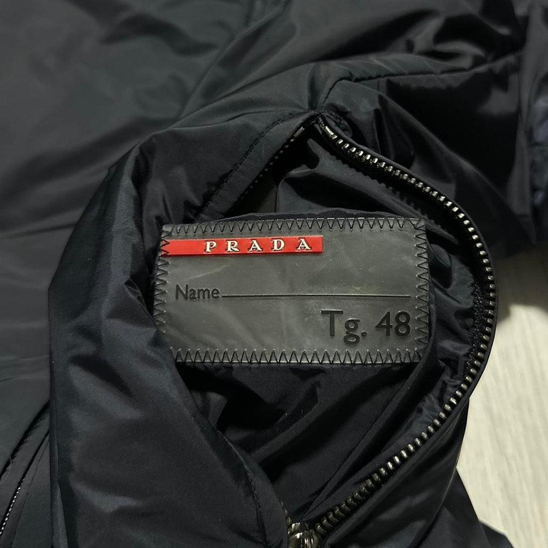 Prada Nylon Reversible Padded Down Jacket
