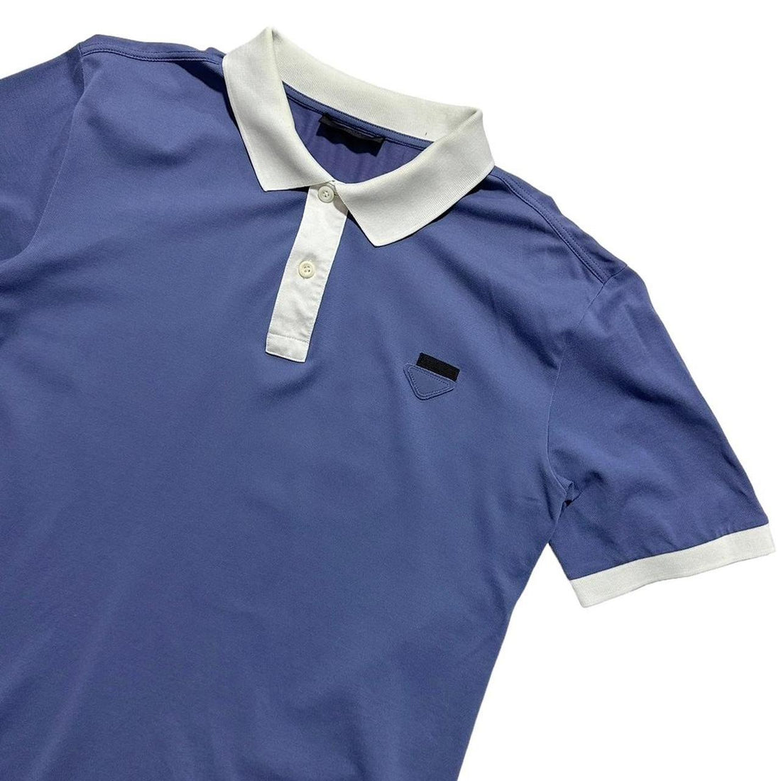 Prada Blue Polo Top