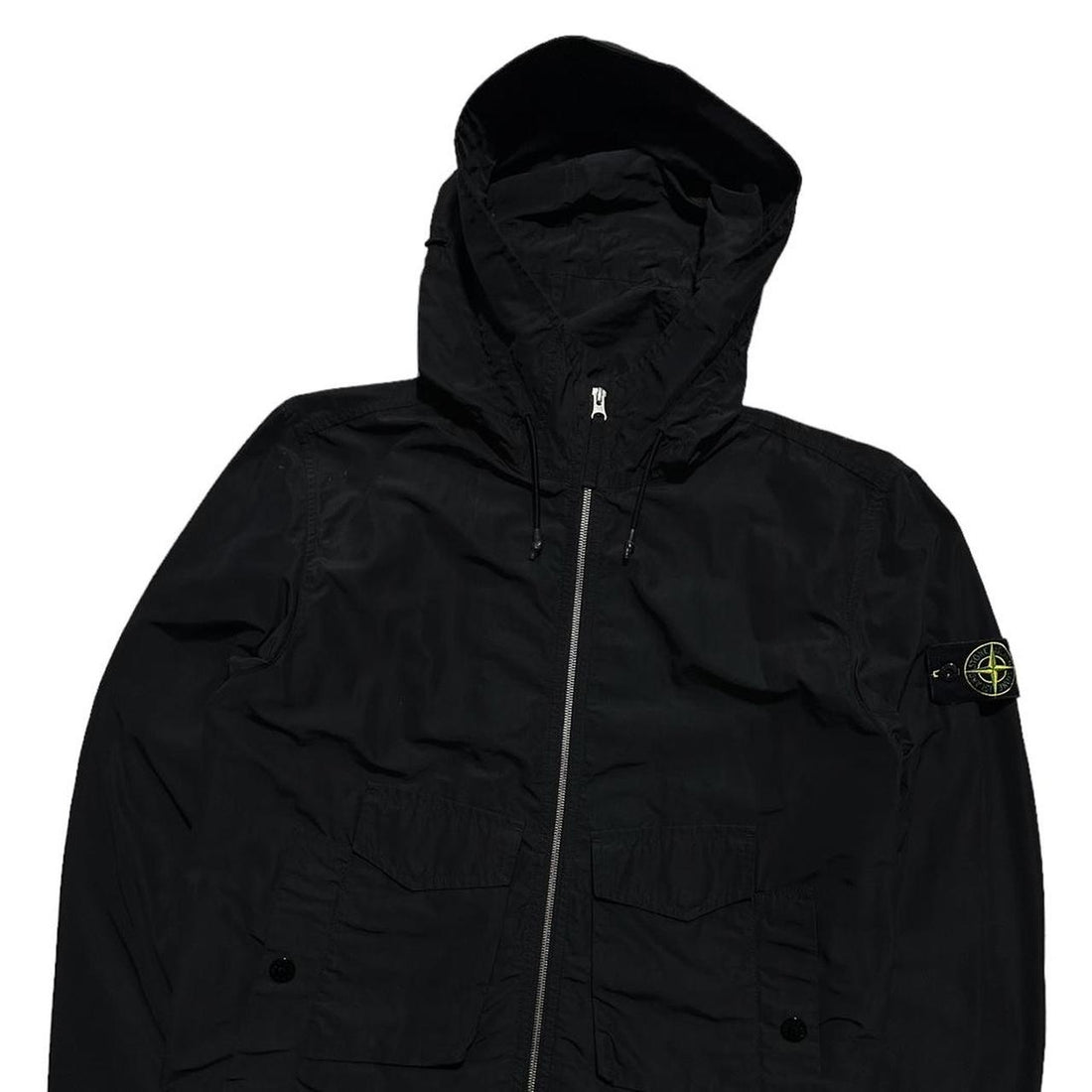 Stone Island Micro Reps Black Jacket