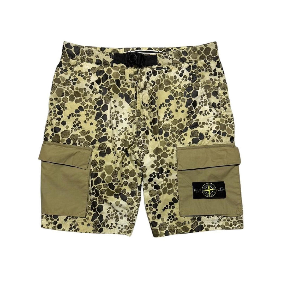 Stone Island Crocodile Camo Shorts