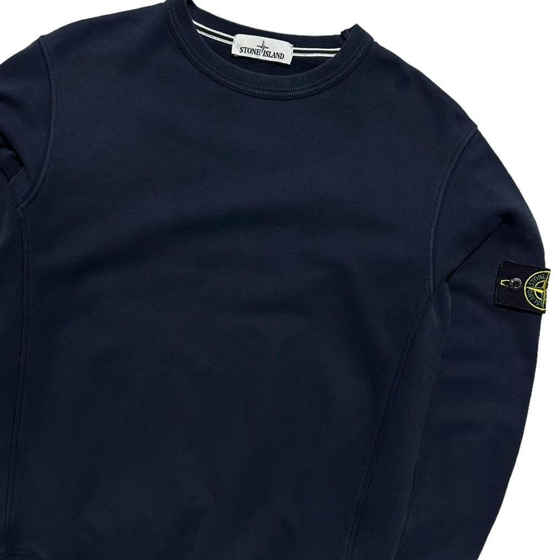 Stone Island Navy Pullover Crewneck