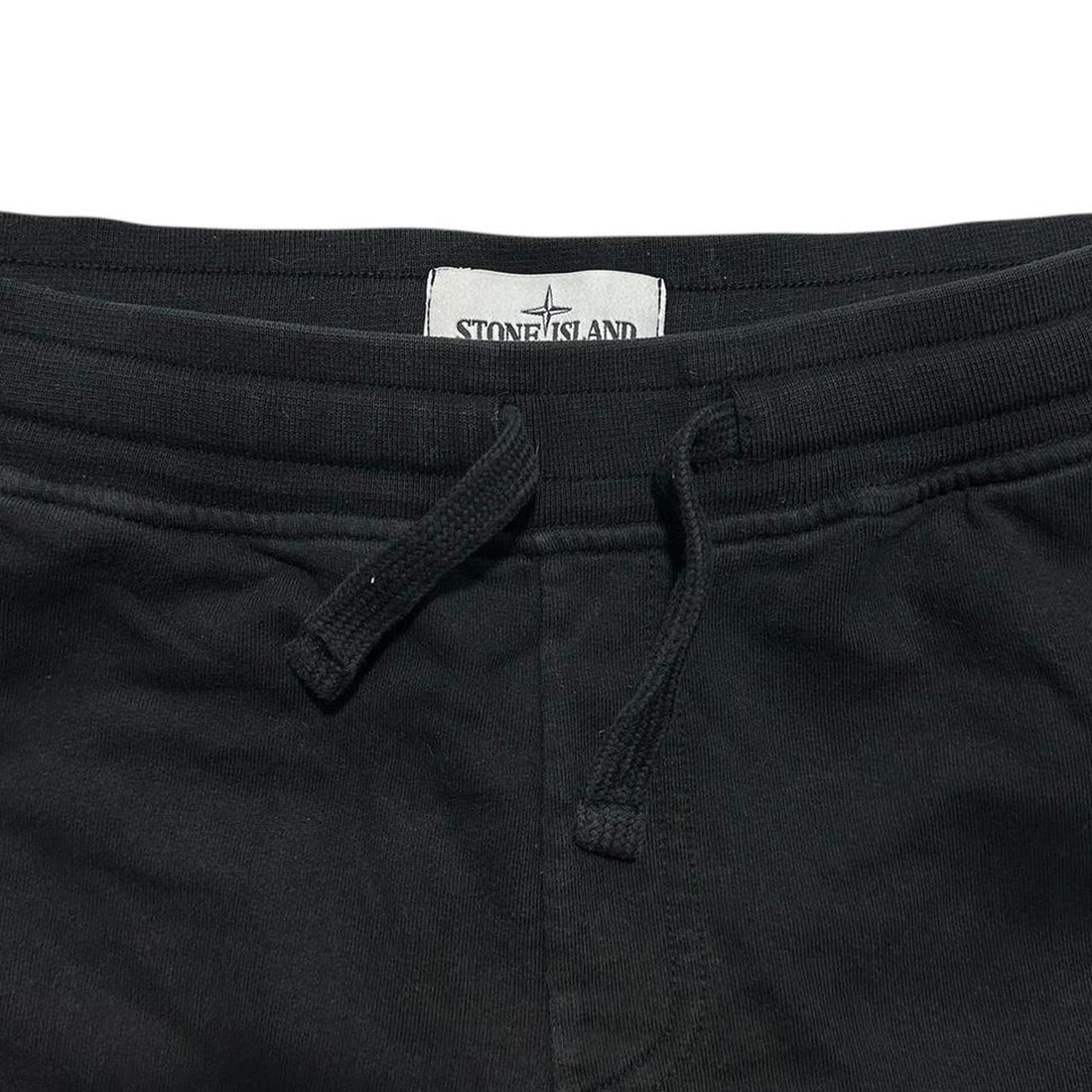 Stone Island Black Cotton Shorts