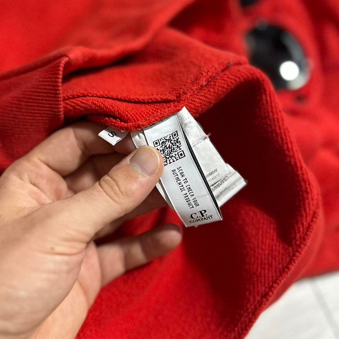 CP Company Red Goggle Hoodie