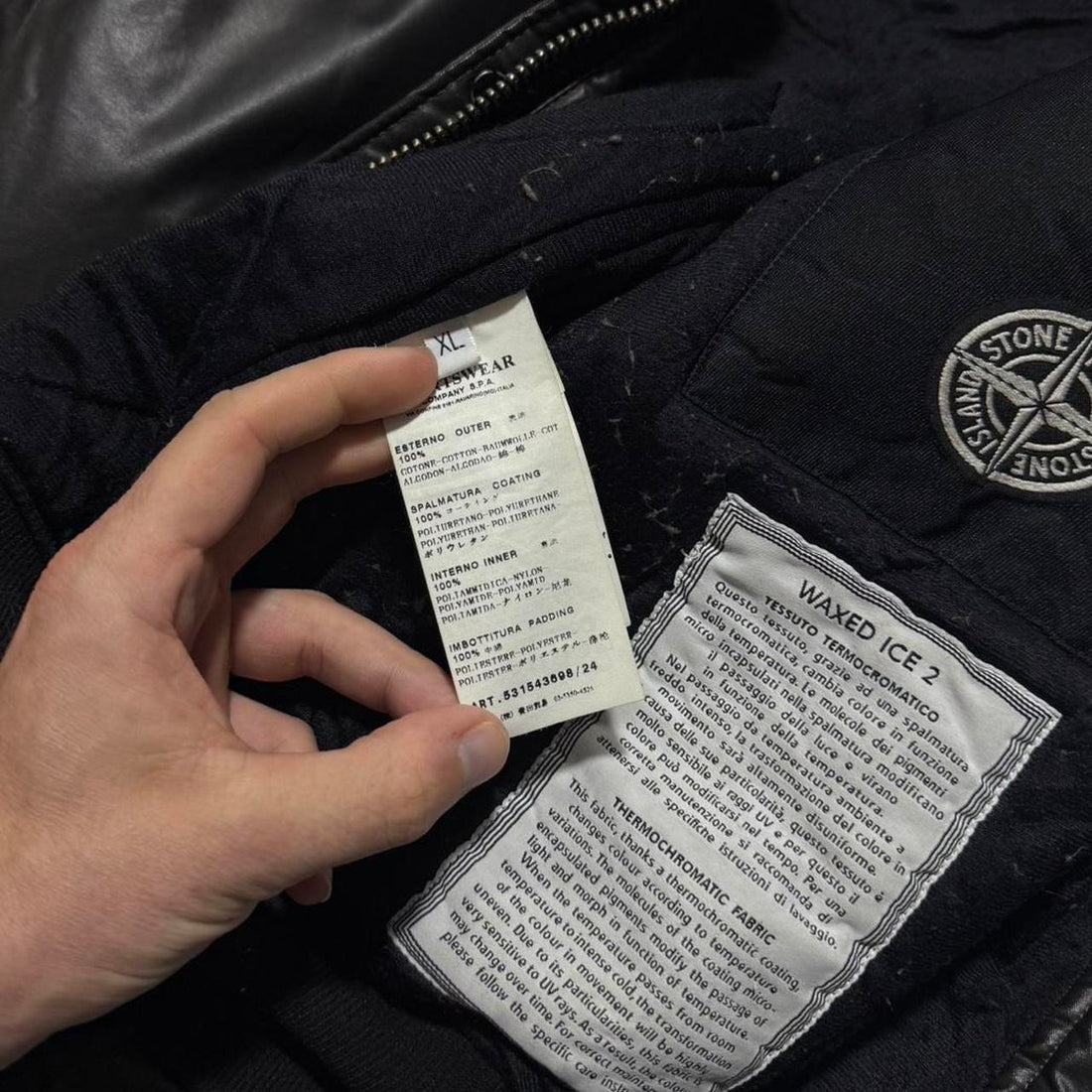 Stone Island 2010 Waxed Ice Jacket