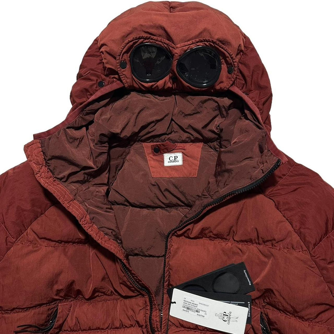 CP Company Eco-Chrome R Down Goggle Jacket
