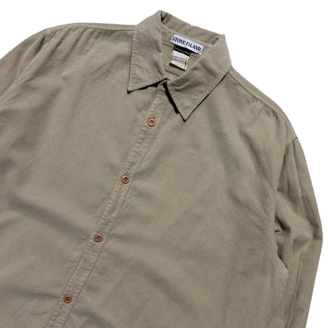 Stone Island Ribbed Cotton Shirt