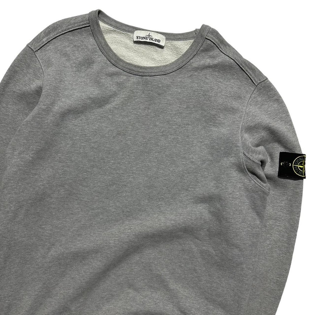 Stone Island Grey Pullover Crewneck