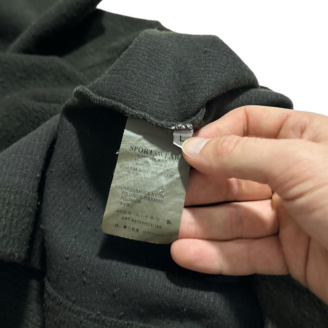 Stone Island Wool Quarter Button Up Pullover