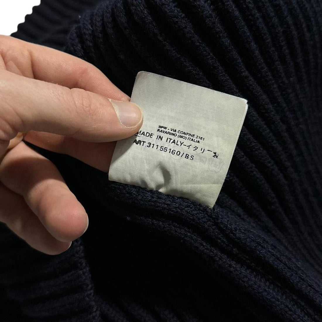 Stone Island Pullover Ribbed Jumper