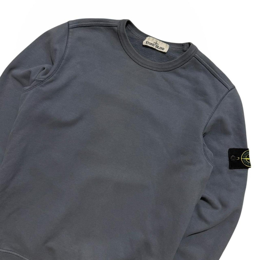 Stone Island Blue Pullover Crewneck