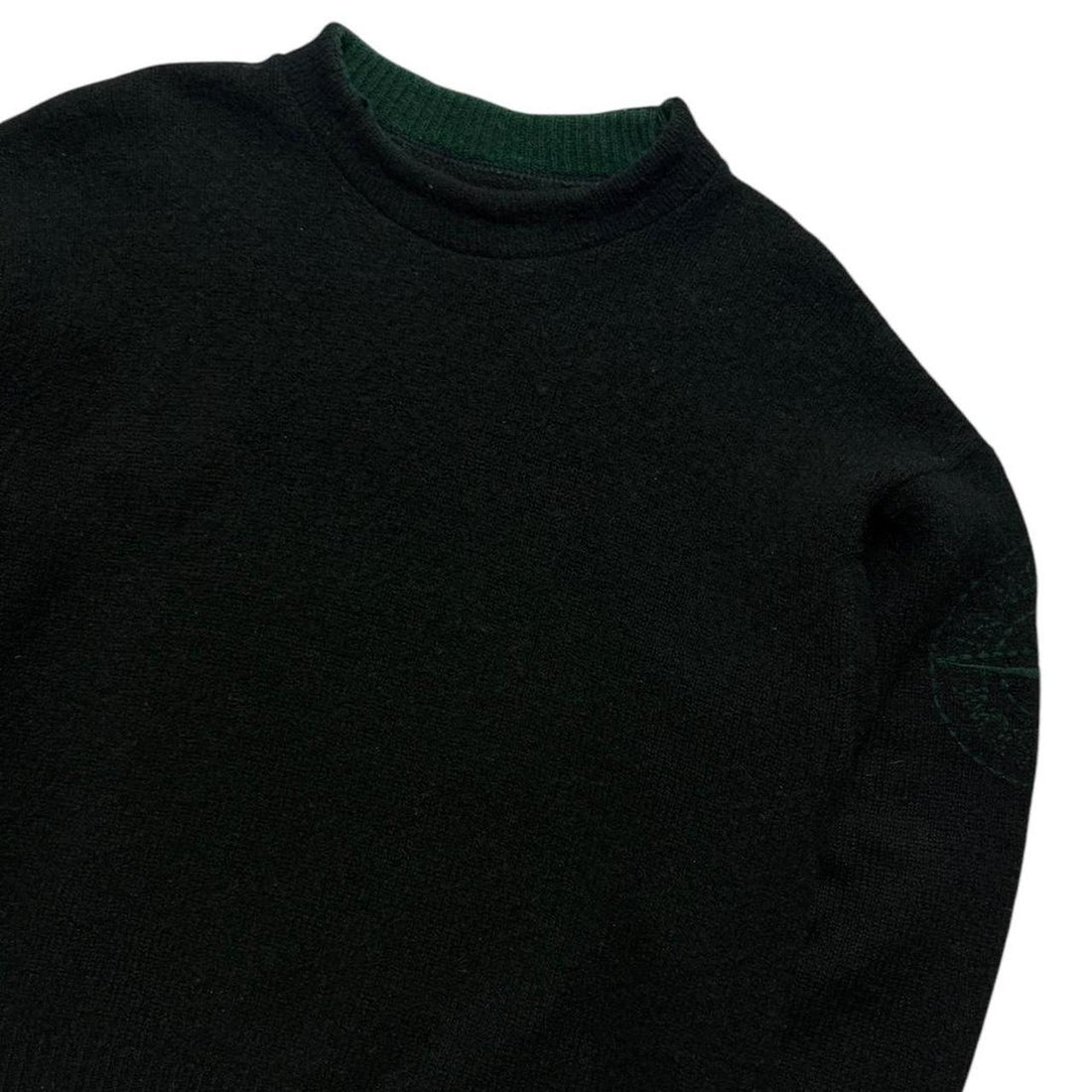 Stone Island Green Pullover Vintage Knit
