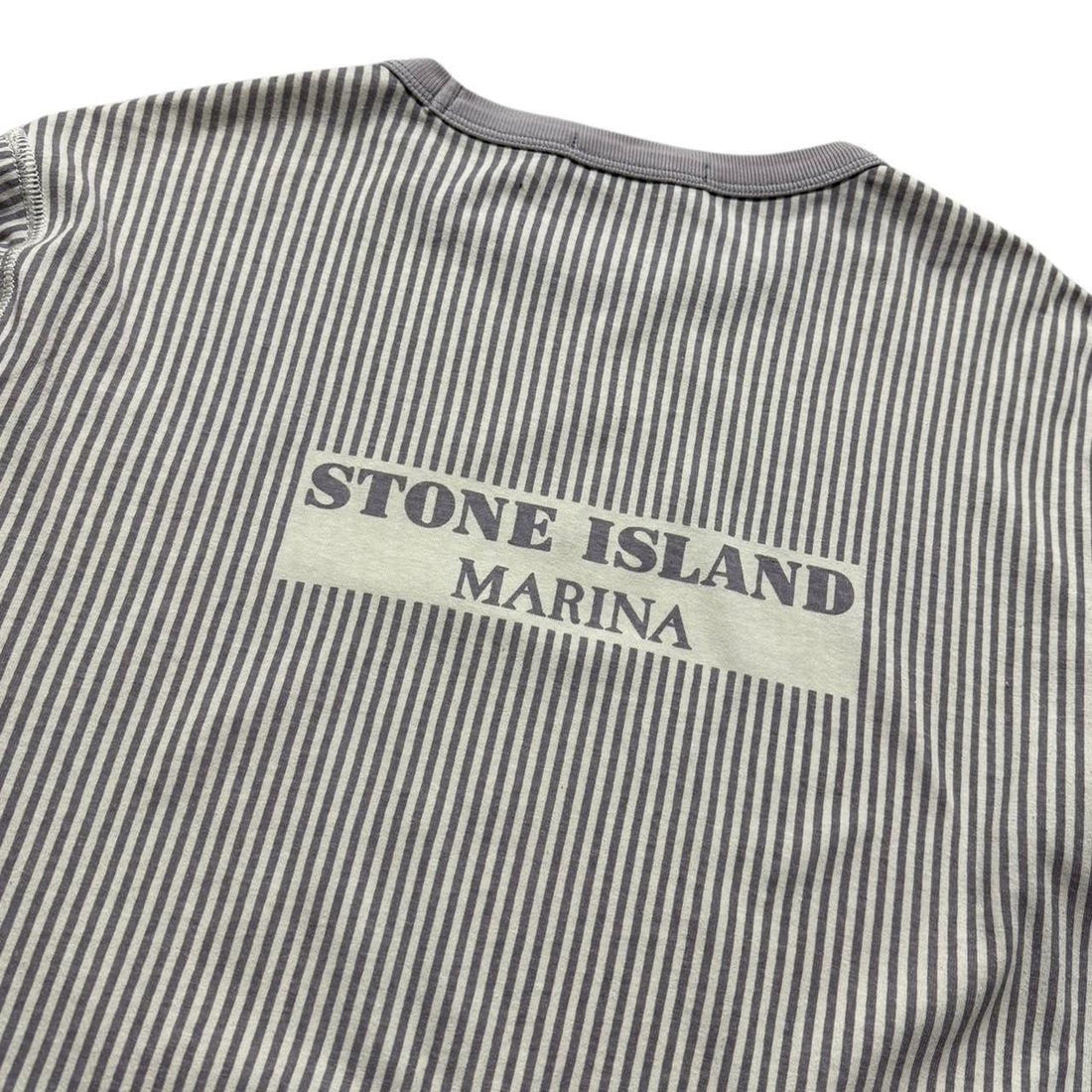 Stone Island Marina Long Sleeve Striped Top