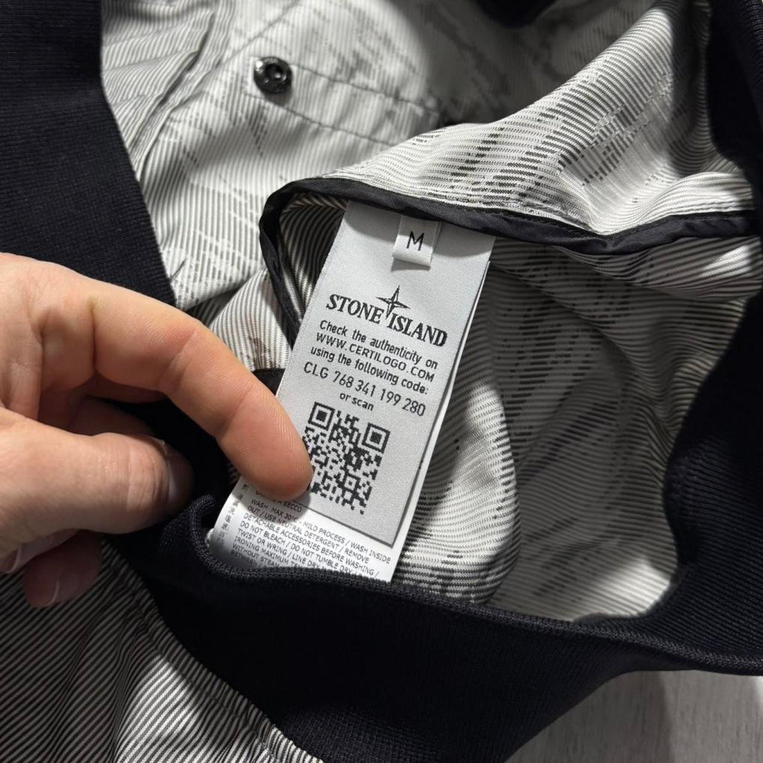 Stone Island Shadow Lenticular Jacquared Jacket