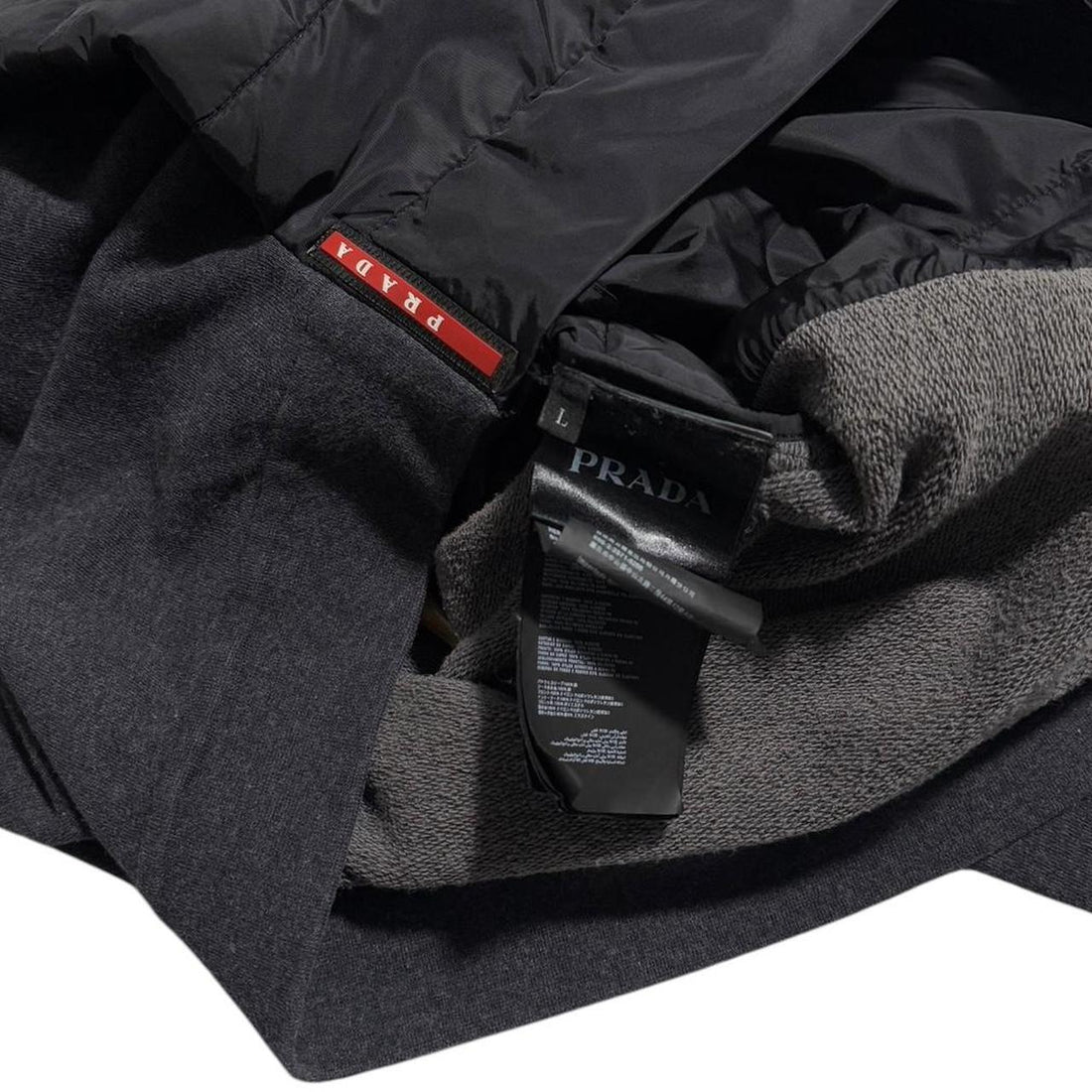 Prada Hybrid Down Hoodie
