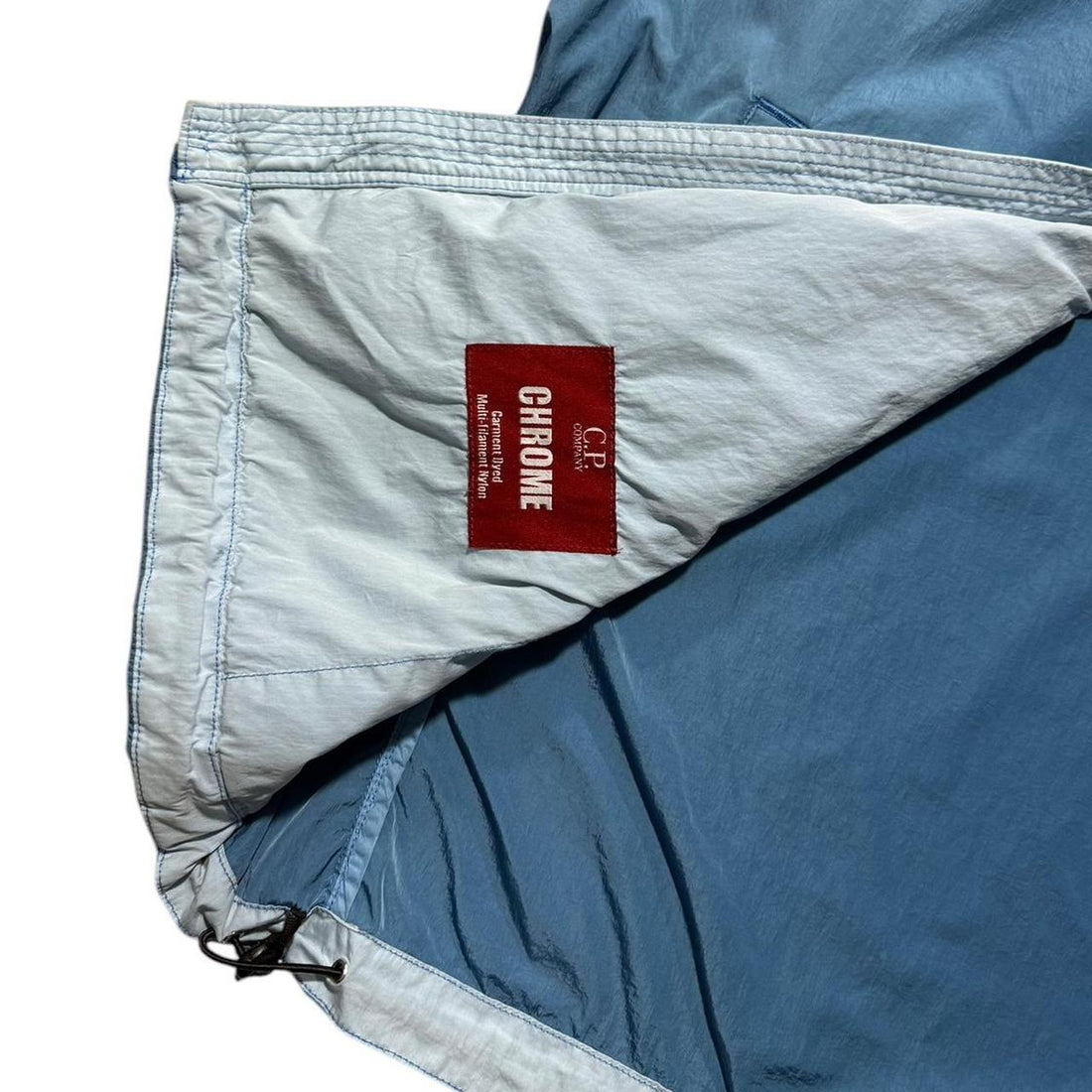CP Company Nylon Blue Goggle Jacket