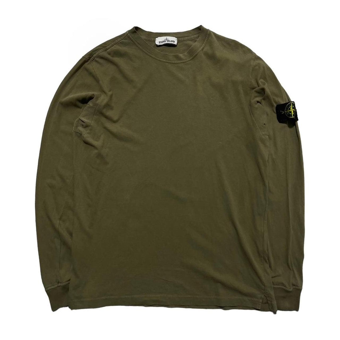Stone island Olive green long sleeve top