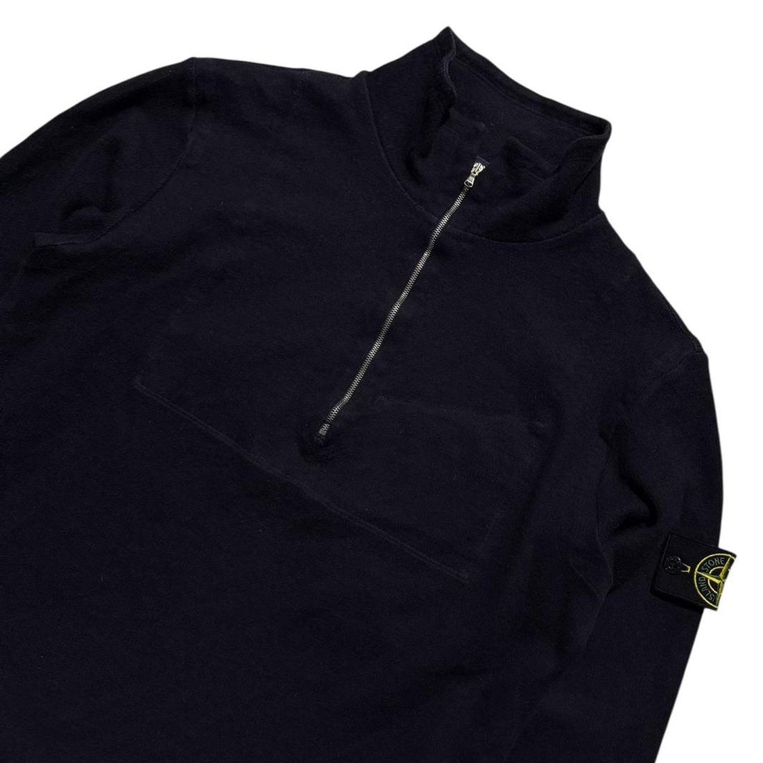 Stone Island Wool Zip Down Pullover