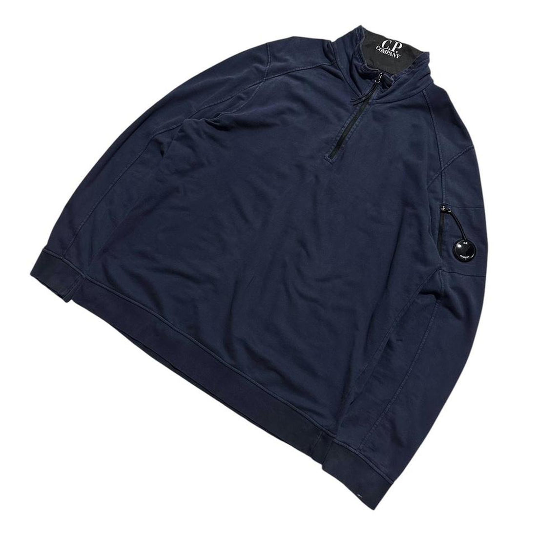CP Company Navy Quarter Zip