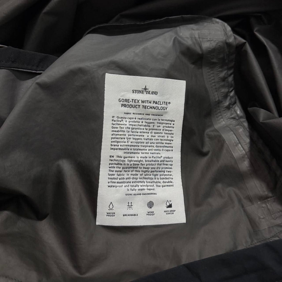Stone Island Paclite Gore-Tex Smock Jacket