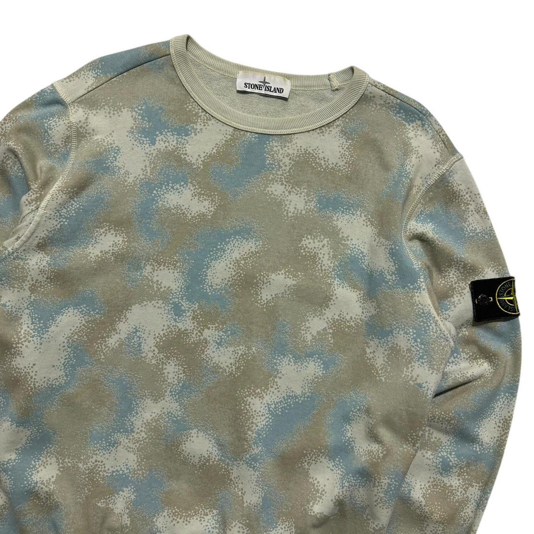 Stone Island Devore Camo Pullover Crewneck