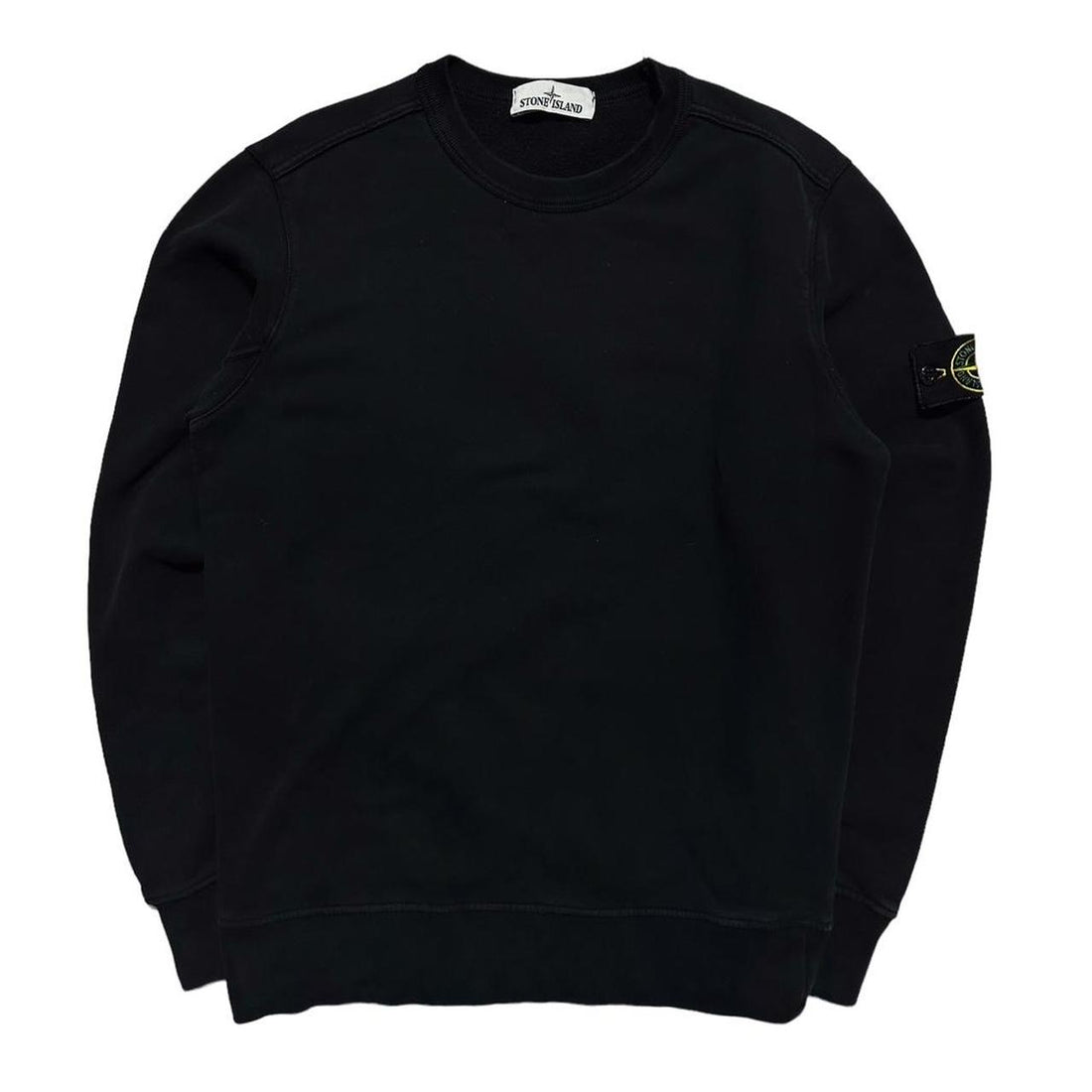 Stone Island Black Pullover Crewneck