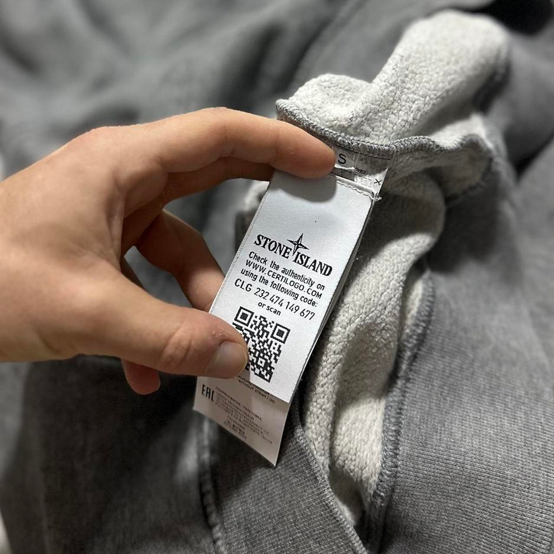 Stone Island Dust Treatment Pullover Crewneck