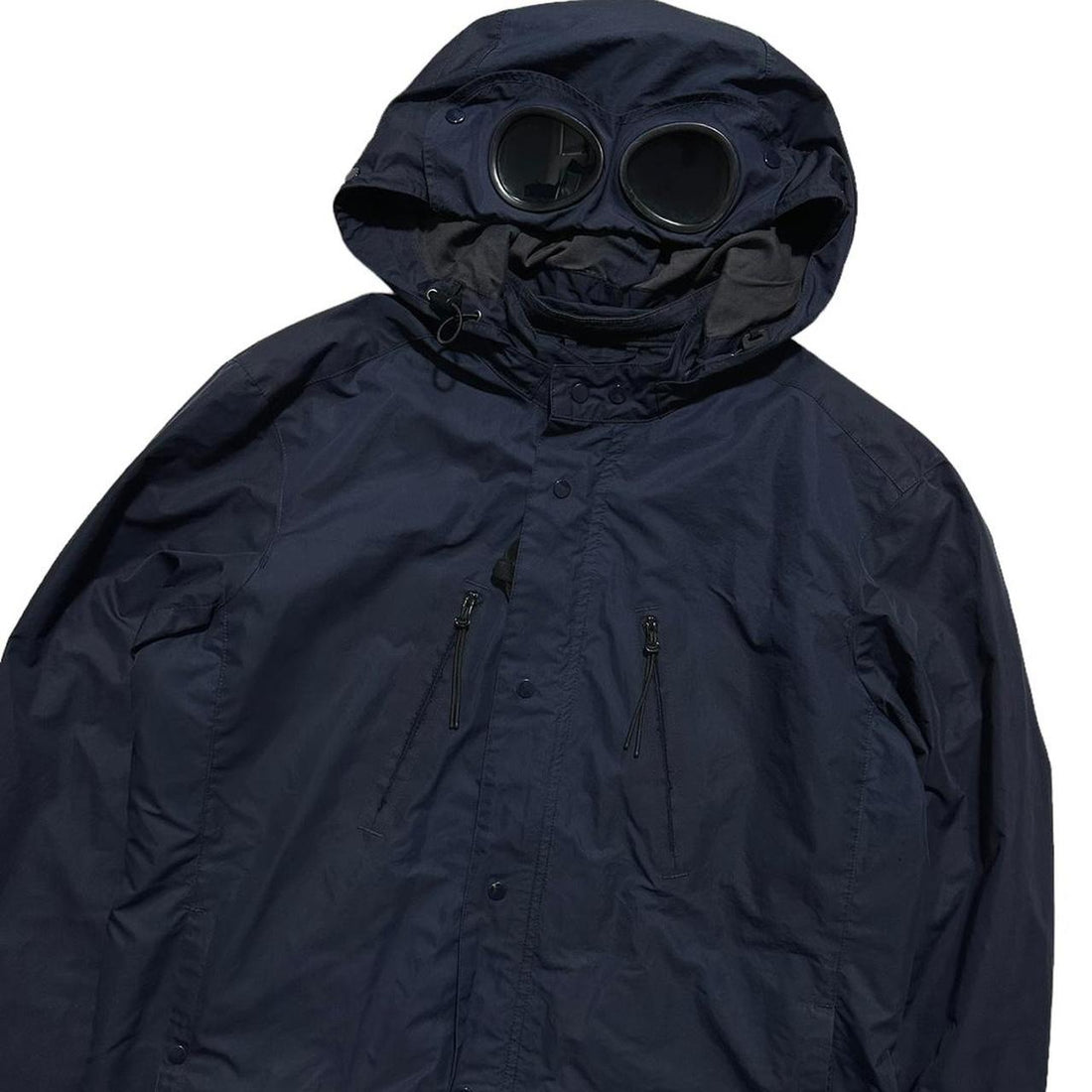 CP Company Navy Nylon Micro-M Goggle Jacket