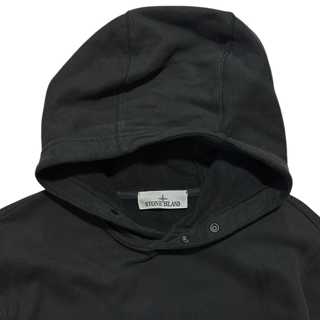 Stone Island Black Pullover Hoodie