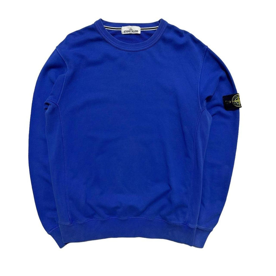 Stone Island Royal Blue Pullover Crewneck