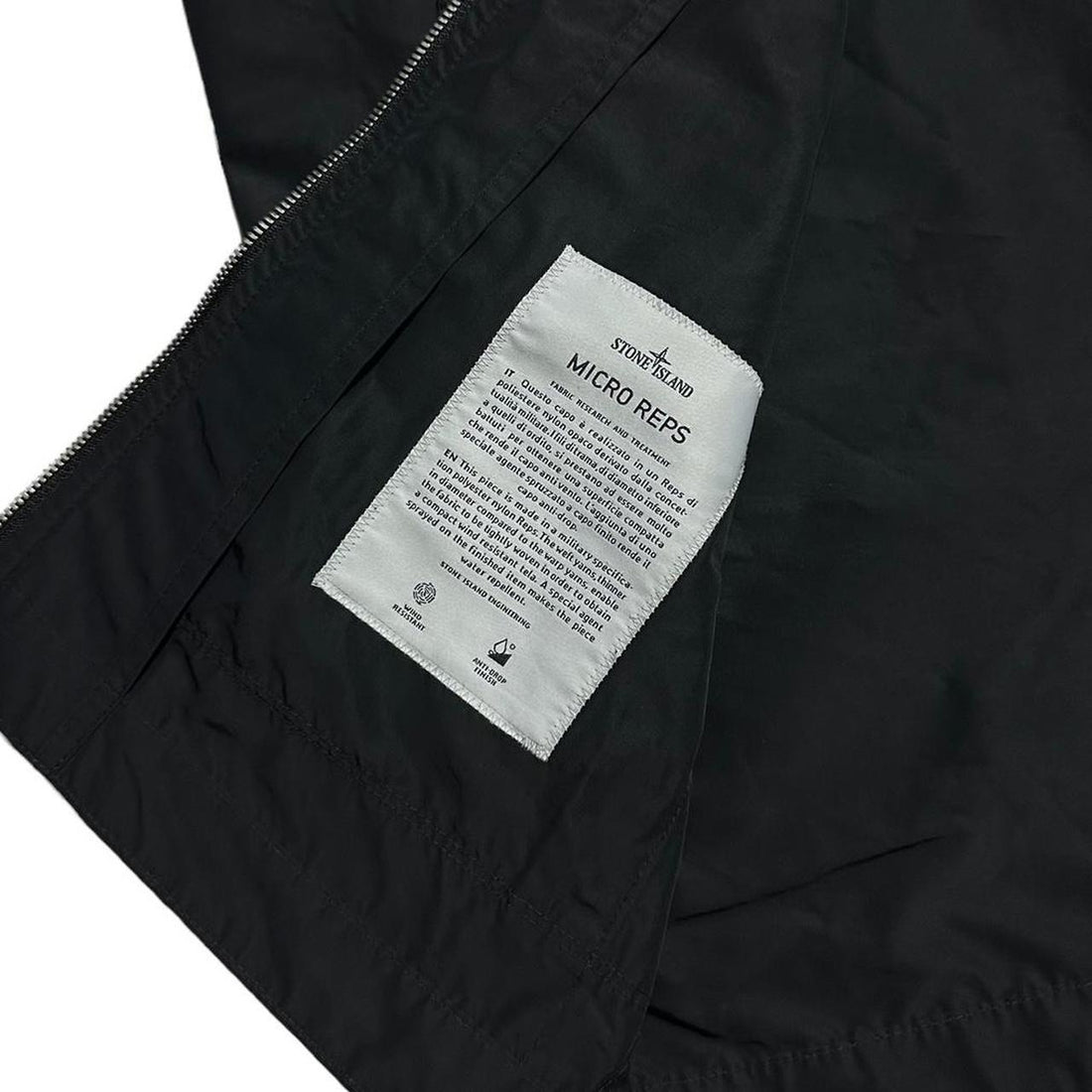Stone Island Black Micro Reps Jacket