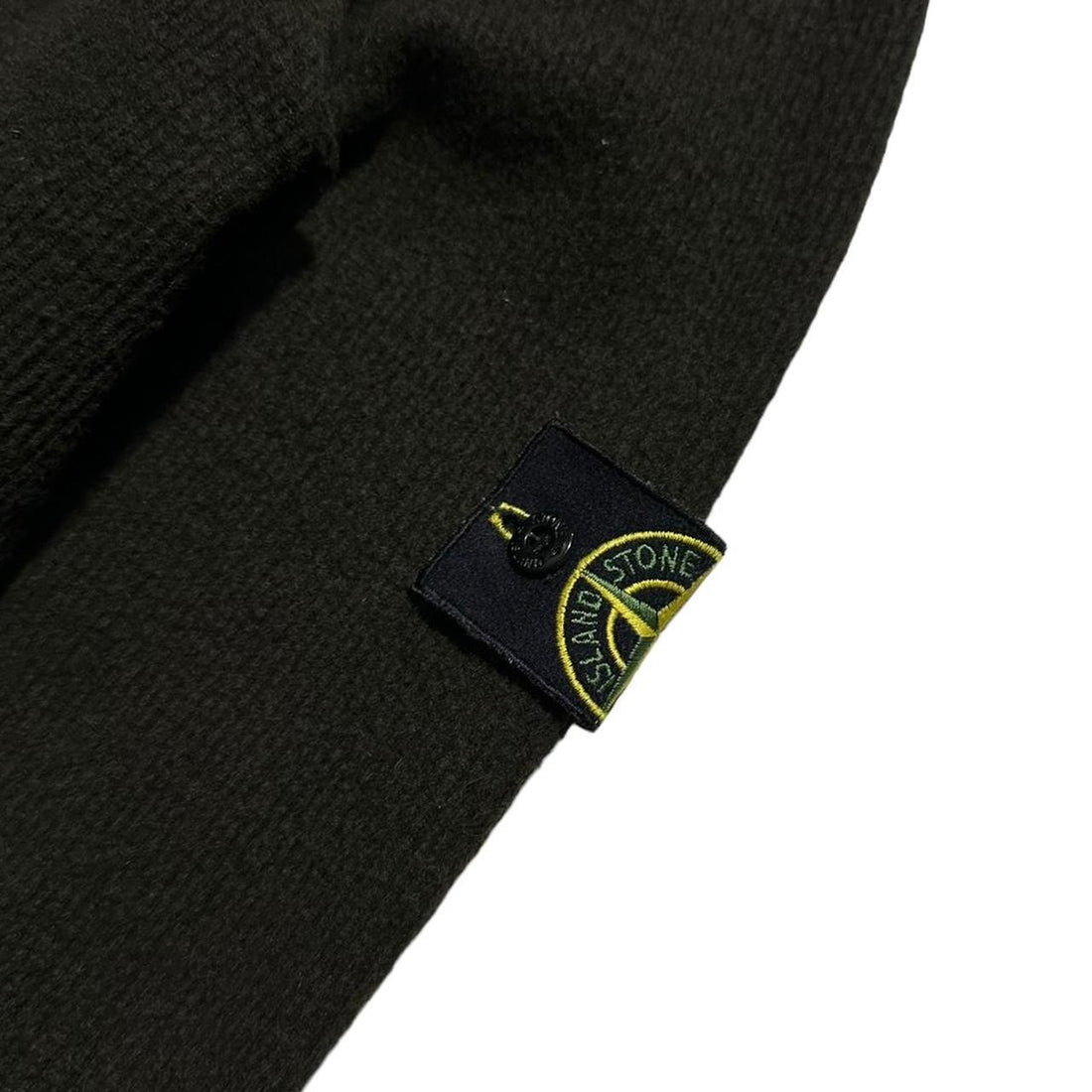 Stone Island Wool Quarter Button Up Pullover