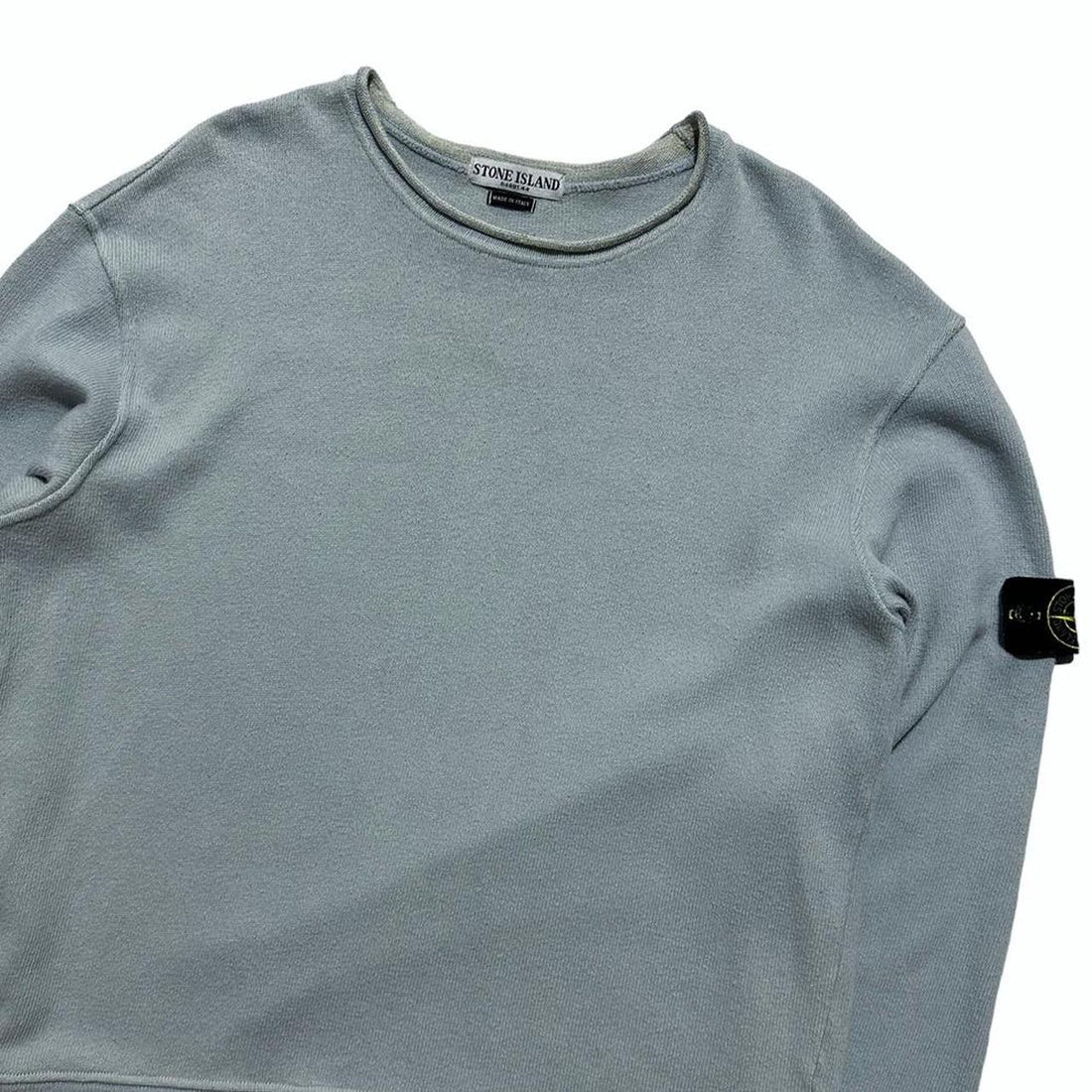Stone Island Light Blue Pullover Jumper