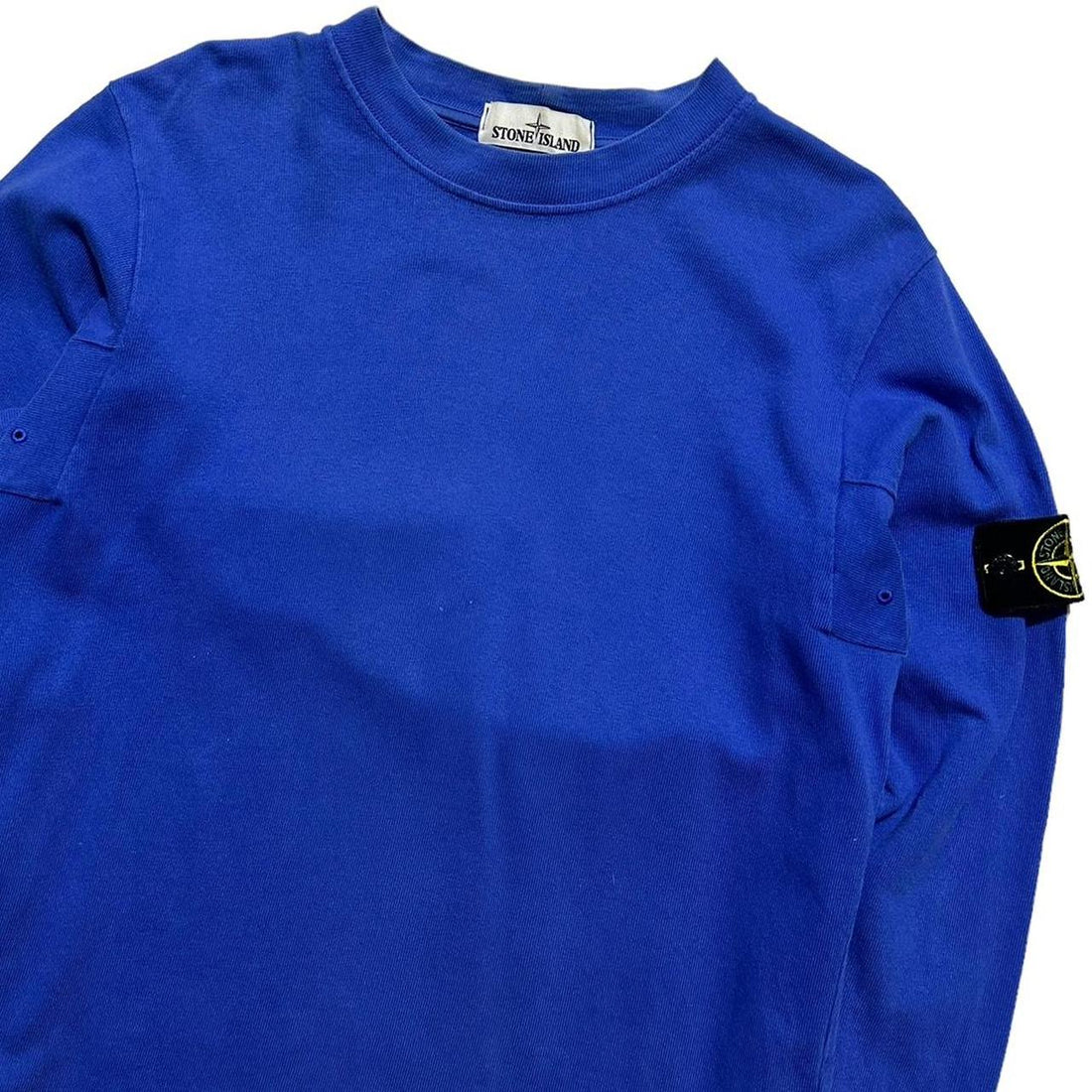 Stone Island Blue Pullover Crewneck